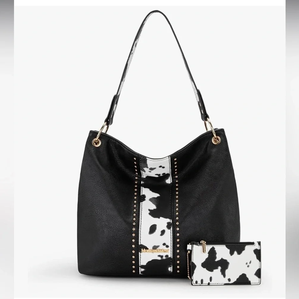 🆕 Montana West Hobo Bag for Ladies Shoulder Handbags with Back Pocket